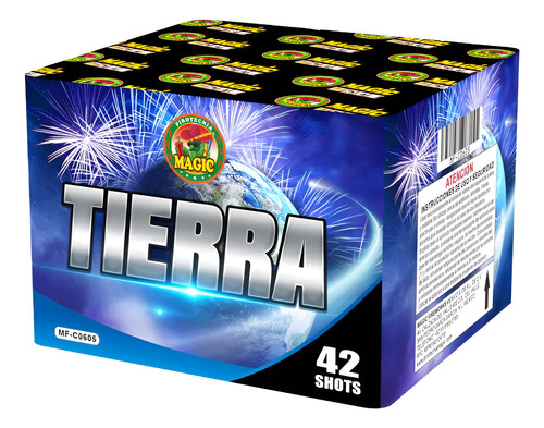 Pirotecnia Cake Bateria 42 Fuegos Artificiales Bengalas Boda
