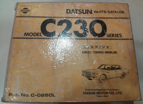 Catálogos Master De Despiece: Datsun C 230 Año 1980/81