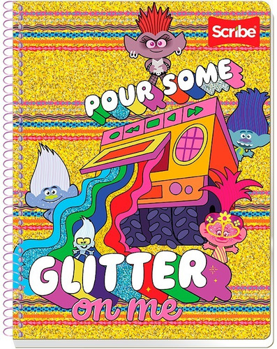 Cuaderno Scribe Prof Trolls 100h 5mm