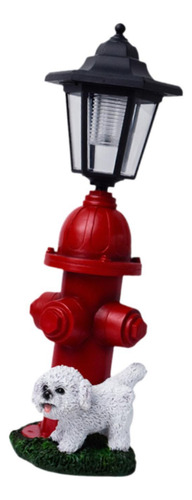 Figura De Perros Luces Solar Decoración De Jardín Regalos