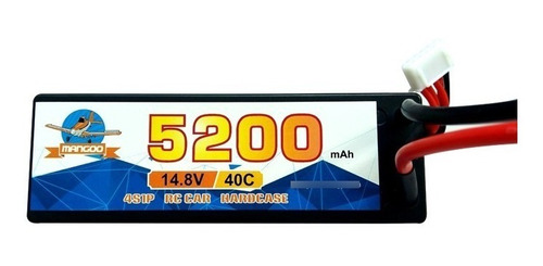 Batería De Litio Polímero Lipo 14.8v 5200mah 40c Auto Rc 1/8