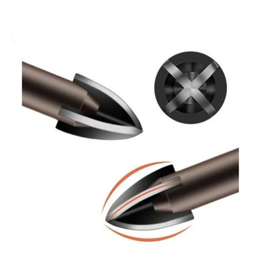 Imagem 4 de 5 de Kit Broca Indestrutível Maxxfuro Universal Fura Tudo 7pcs