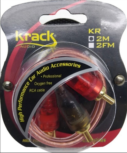 Cable Y De Rca 2 Machos 1 Hembra Crack Kr-2m