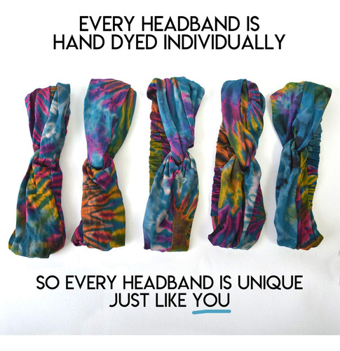 Diadema Con Efecto Tie Dye Para Mujer Con Encanto - Envoltur
