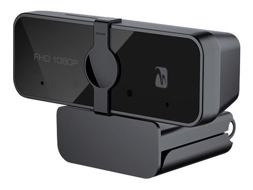 Imagen 2 de 3 de Cámara web Microcase WC801 Full HD color negro