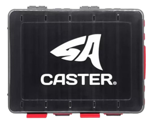 Caja Caster Para Señuelos Doble Faz 12 Divisiones 20x15x5cm