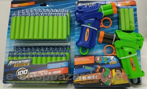 2 Lanzadores + Repuestos Adventure Force N. U. E. V. 0. S