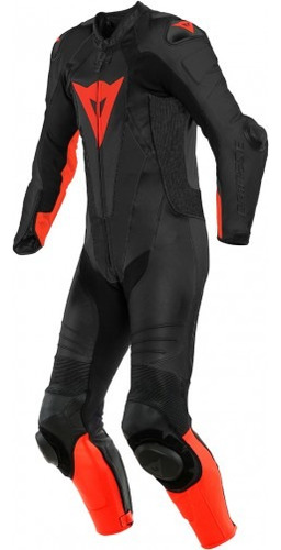 Traje Dainese Pista Mono Moto  Laguna Seca 5 Negro Perforado