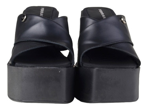 Imagen 4 de 7 de Zuecos Mules De Cuero De Mujer Livianos - Marla - Ferraro