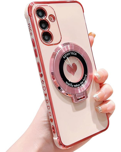 Funda Para Samsung A15 Magnetica Rosa