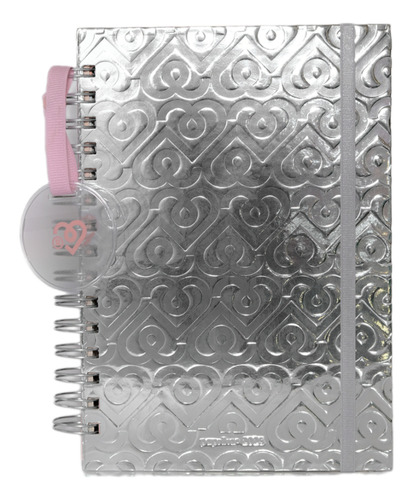 Agenda Planner 2025 Semanal A5 Paprika Total Silver Portada Plateado