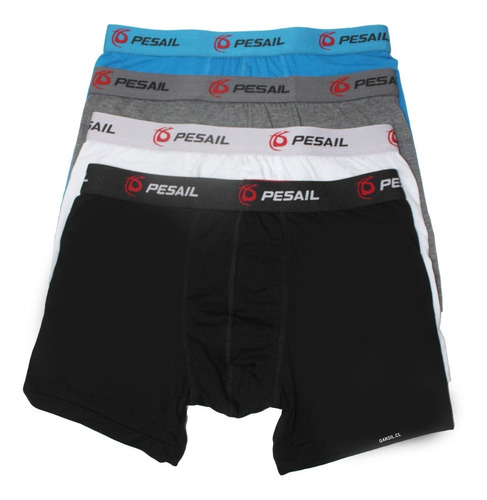 X3 Boxer Short Liso Para Hombre De Algodón - Tripack 