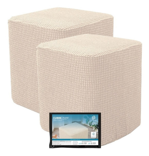 Oferta X2 Funda Cubre Puff Silla Cubo Protectora / Talla M