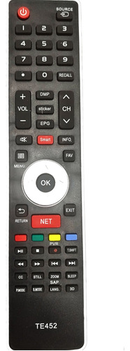 Control Remoto Para Tv Lcd Smart- Panavox Telefunken Jvc Rca