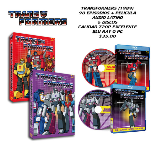 Transformers G1 Latino Serie Animada Completa Hd720p