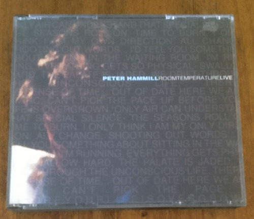 Peter Hammill - Room Temperature / Fatbox / U.s.a. / 2 Cd Estándar (Usado)