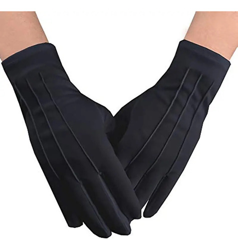 Guantes Negros Para Mesero,escolta,escuela,joyeria,unisex.