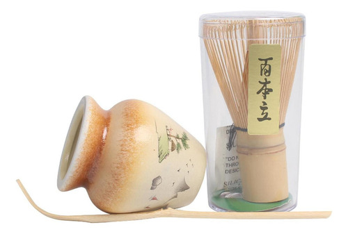 Juego De Matcha Japonés De 3 Piezas For Preparación De