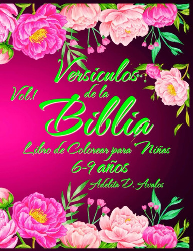 Libro: Versículos De La Biblia Libro De Colorear Para Niñas