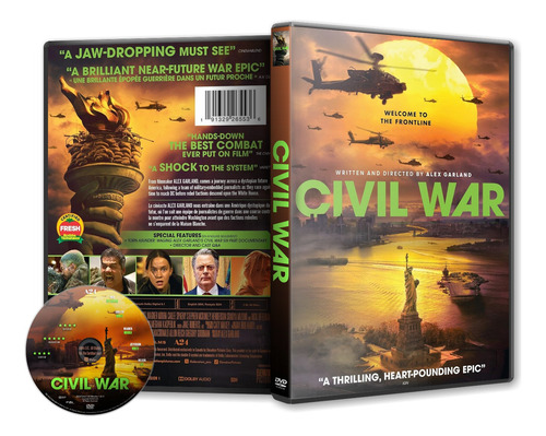 Civil War Guerra Civil 2024 Dvd Latino/ingles Subt Español