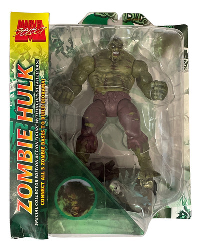 Zombie Hulk Marvel Zombies Diamond Select 2007 Figura 8 Pulg (Usado)