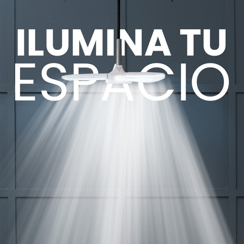 Foco Bombilla Led 18w 4 Hojas, Casa, Hogar, Luz, Lampara Blanco Frío