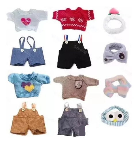 Nihay Kawaii Juego De Ropa De Pato 12 Piezas De Accesorios