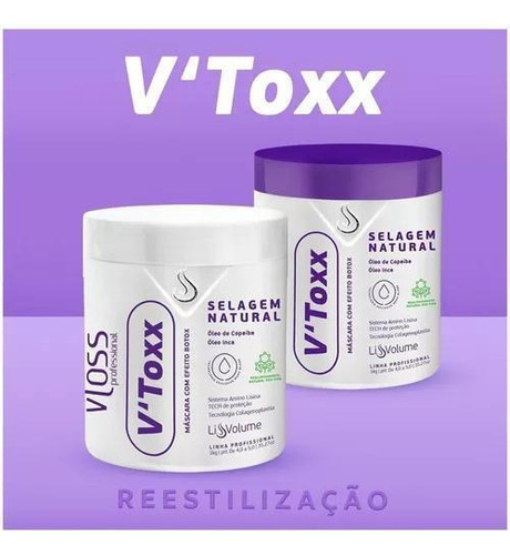 Botox V'toxx Liss Vloss Professional Alisa Tipo Progressiva