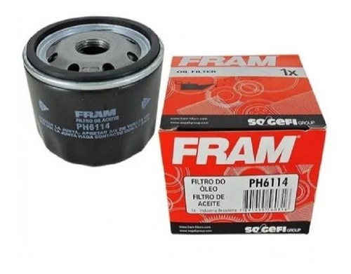 Filtro Oleo Fram Ph6114 Bmw R1200 Gs - Todas 2004 A 2012