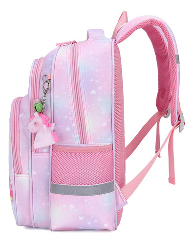 Mochila De Carrito Unicornio Bolsa Primaria Las Ruedas Mochilas Con Ruedas