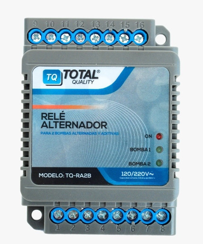 Rele Alternador Para 2 Bombas Alternadas Y Aditivas 110/220v