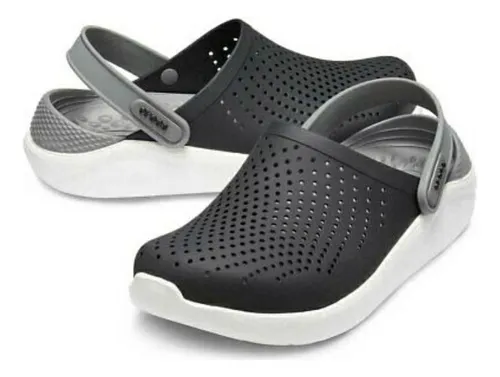 Sandalia Zueco Hombre C R O C S Literide Clog Negra Original