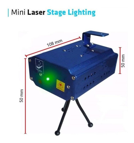Laser Led Lluvia Multipunto Audioritmico Luces Dj Premium