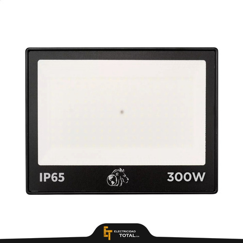 Reflector Proyector Led 300w Ip65 Para Exterior Luz Fria Carcasa Negro Luz Blanco Frío