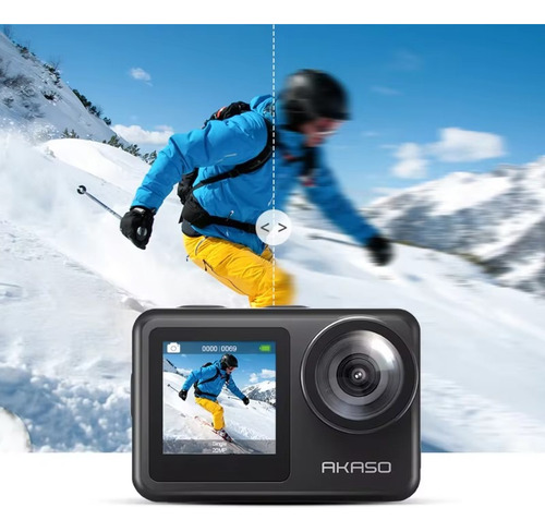 Cámara Deportiva Akaso Brave 7 Le 4k Ntsc/pal Gray Gris Oscuro