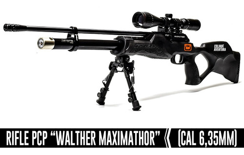 Rifle Pcp Walther Maximathor Varmint Cal 6,35mm - Polimero