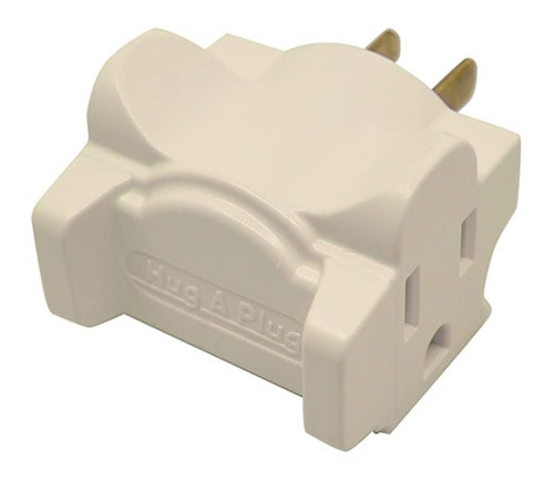 Hug-a-plug Adaptador Aislado Angulo Recto 15 Amper 125