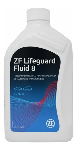 Aceite De Transmisión Zf Lifeguard Fluid 8 - Verde - Bmw