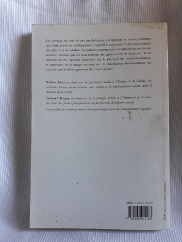 Imagen 2 de 7 de Psychologie Sociale & Developpement Cognitif Doise Frances