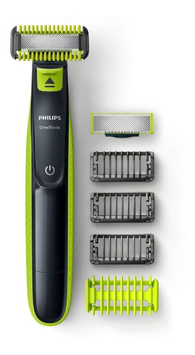 Imagen 1 de 10 de Afeitadora Philips Oneblade Qp2620/20 Verde Lima 100v/240v
