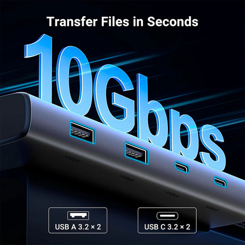 Hub Usb C Ugreen Revodok 8 En 1 Mod. 35588