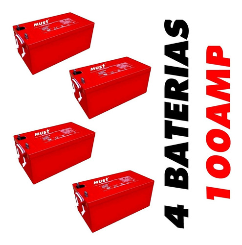 Imagen 5 de 10 de Must Kit Solar Completo 17600w/d Hibrido Inverter 5kw Mh10-5