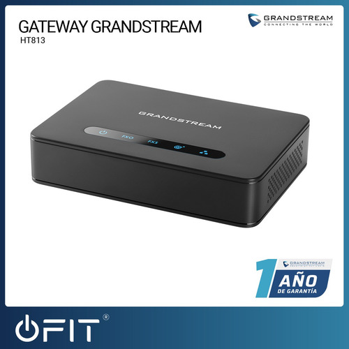 Imagen 2 de 10 de Gateway Grandstream Ht813 1 Puerto Fxs + 1 Fxo