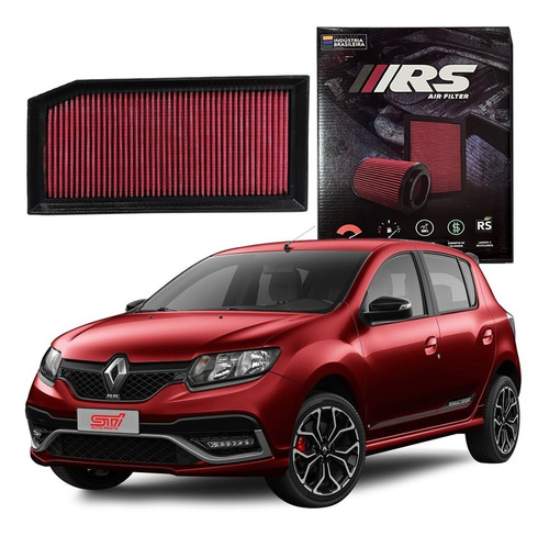 Filtro Ar Esportivo Rs Sandero Racing Spirit 2.0 16v 2018