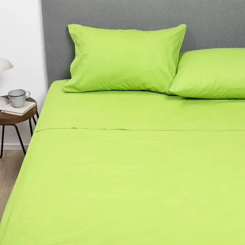 Pack 2 Sabanas Arthome Verde + Rojo 144 Hilos 1,0 Plaza