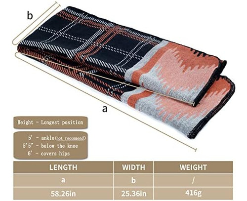 Ntlwkr Mantón Para Mujer, Pashmina Bufanda Manta Capa Invier