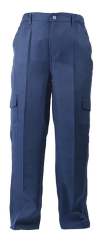 Pantalon Gabardina Cargo Termofusionado Con Forro