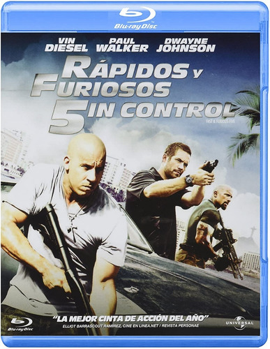 Rapidos Y Furiosos 5in Control Pelicula Blu-ray