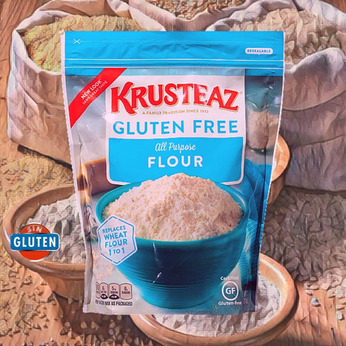 Harina Todo Uso Multiusos Kruzteas Gluten Free Sin Gluten