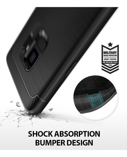 Funda Rearth Ringke ® Samsung S9 Onyx Black 100% Orig.